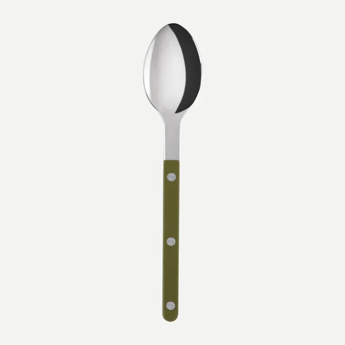 Bistrot Shiny Solid / Soup Spoon / Green Fern