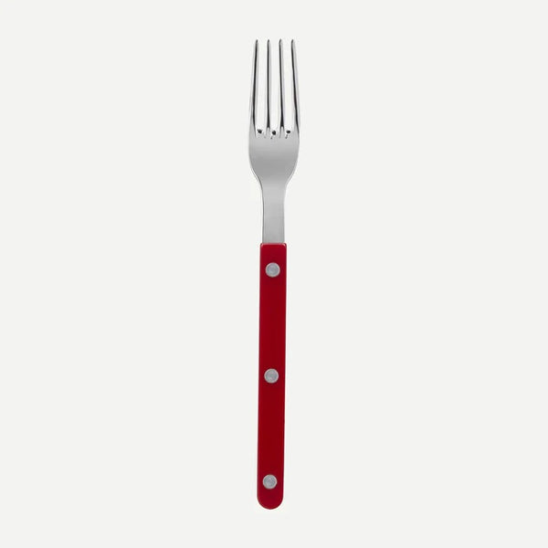 Bistrot Shiny Solid / Dinner Fork / Burgundy
