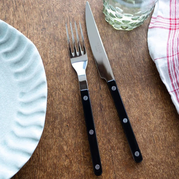 Bistrot Shiny Solid / Dinner knife / Black