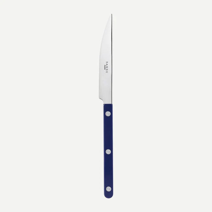 Bistrot Shiny Solid / Dinner knife / Navy Blue