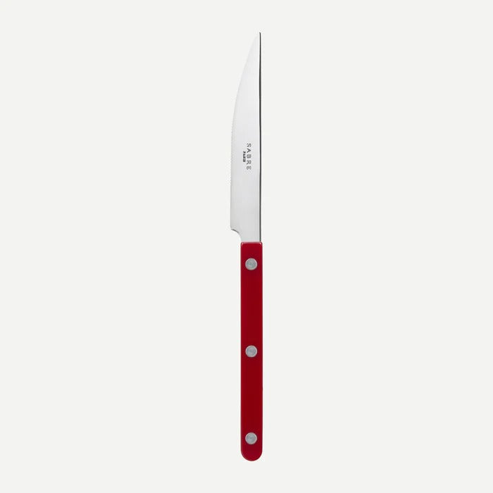 Bistrot Shiny Solid / Dinner knife / Burgundy