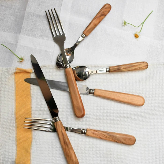Lavandou / Dinner fork / Olive Tree Wood