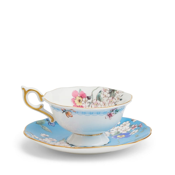 Wonderlust Apple Blossom Teacup & Saucer Set