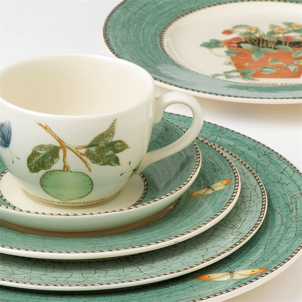Sarah's Garden Pasta / Soup Bowl Green 28cm