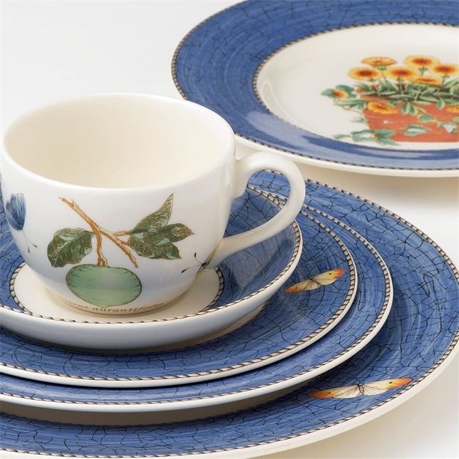 Sarah's Garden Side Plate Blue 20cm