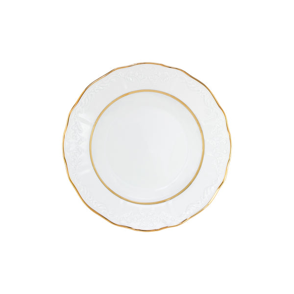Set Of 4- Vivian White Dessert Plate