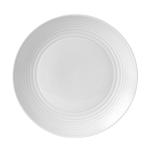 Maze White Dinner Plate