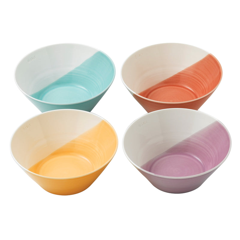 1815 Bright Colours Noodle Bowls (Set of 4)