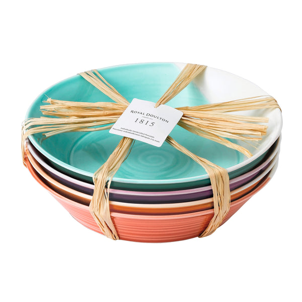 1815 Bright Colours Pasta Bowls (Set of 4)