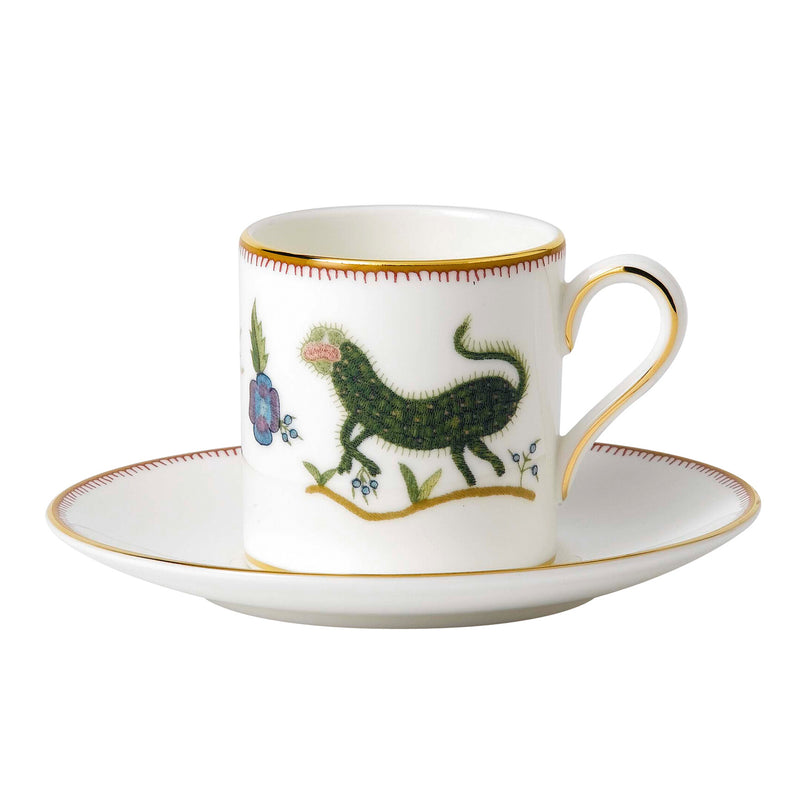 Mythical Creatures Espresso Cup and Saucer, Gift Boxed