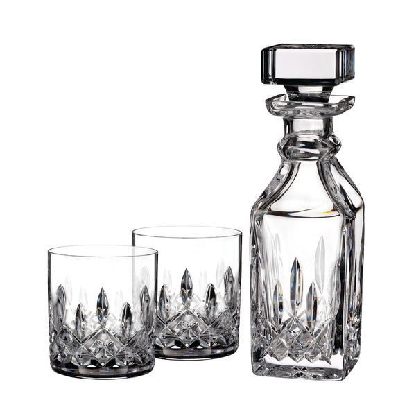 Lismore Connoisseur Square Decanter & Tumbler, Pair