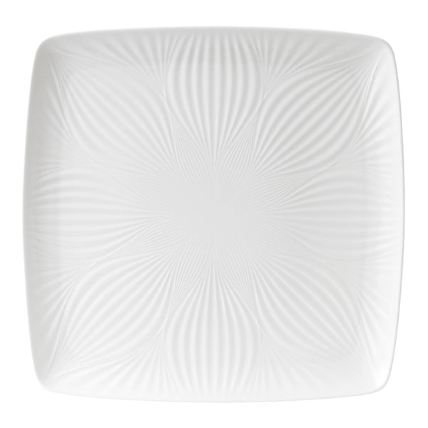 White Folia Square Tray