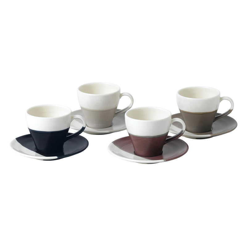 Coffee Studio Espresso Cup & Saucer (Set of 4)