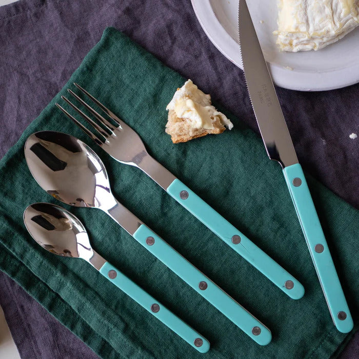Bistrot Pastel Shiny Solid / 5 pieces cutlery set / Pastel Green