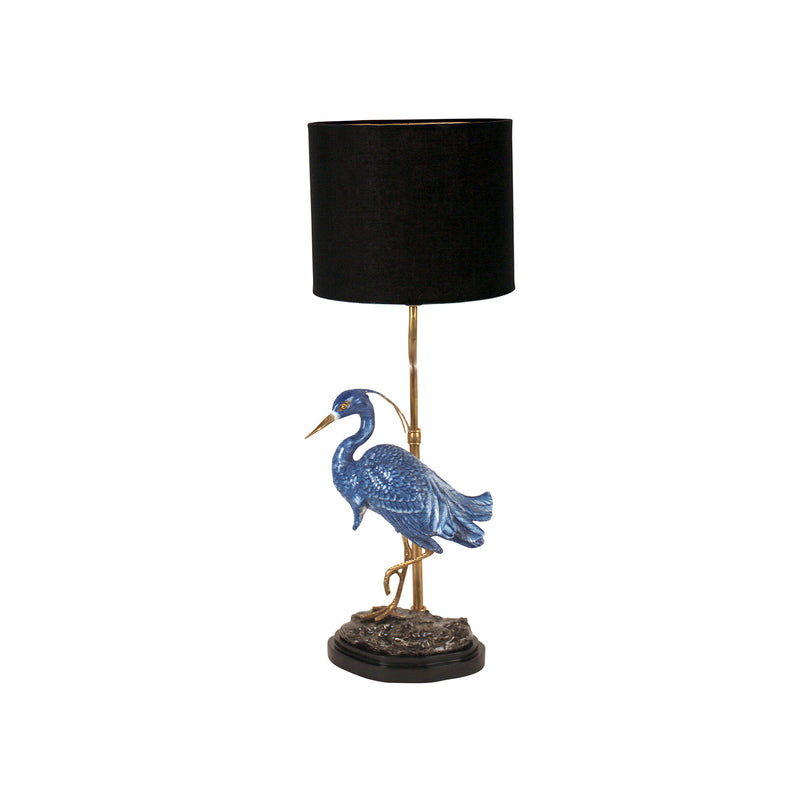 Blue Heron Bird Lamp Small