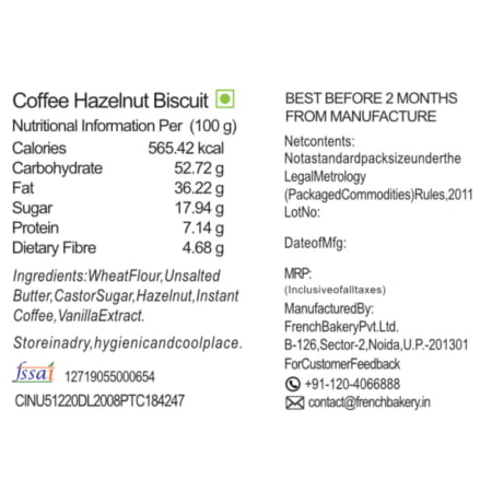 Coffee and Hazelnut (Eggless)