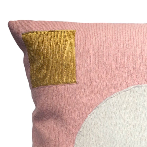 Daphne Gold Square Pillow 20"x20"