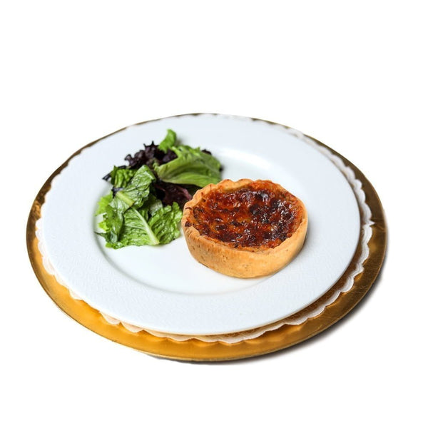 Eggless Mushroom Quiche