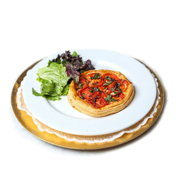 Roast Tomato, Basil & Goat Cheese Tart