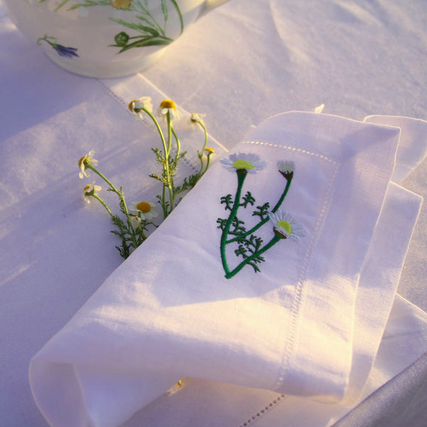 Chamomile Placemat and Napkin, Set of 4