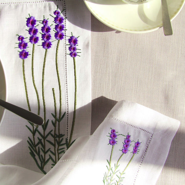 Lavender Placemat and Napkin, Set of 4