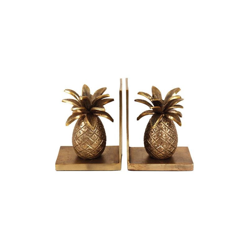 Golden Pineapple Bookend