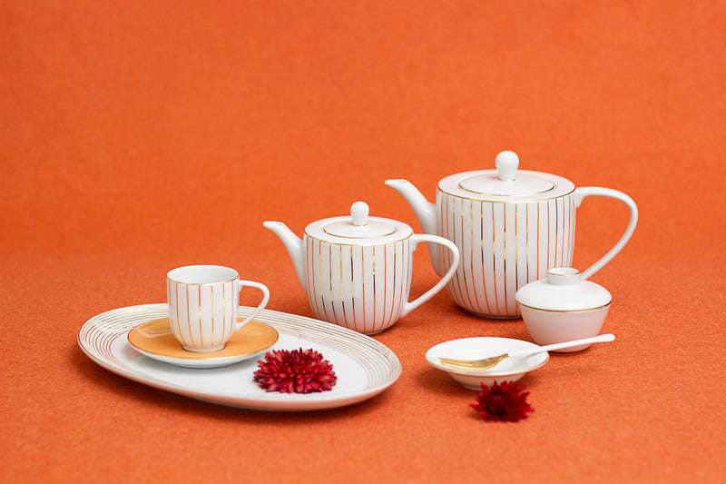 Apricot Gold | Coffee saucer 12 cm Olympus