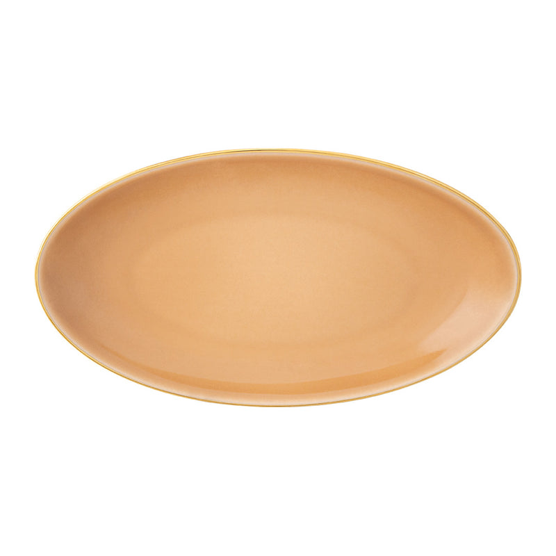Apricot Gold | Oval Pickle Dish 20 cm Olympus