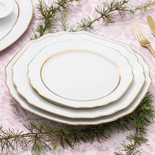 Set of 4 - Premium Gold Dessert Plate