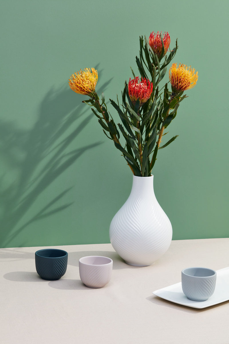 Wedgwood | White Folia Bulb Vase