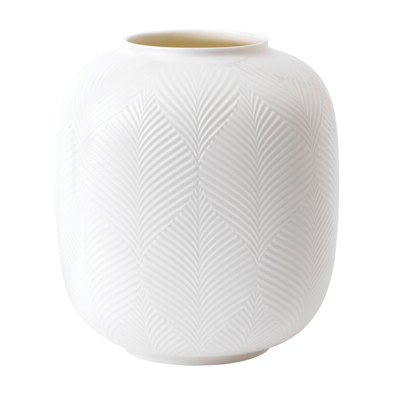 Wedgwood | White Folia Round Vase