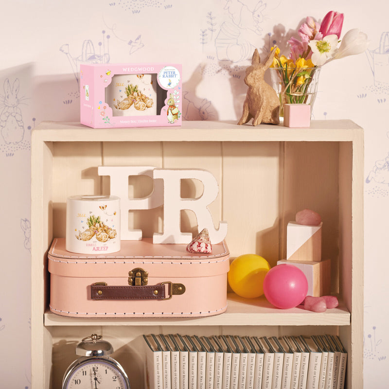 Peter Rabbit Flopsy, Mopsy & Cottontail Money Box - Pink
