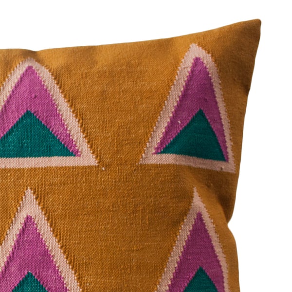 Maya Ochre Pillow 20"x20"