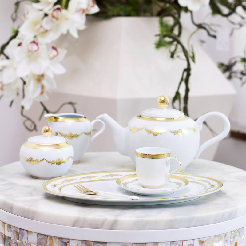 Imperio Gold Coffee Set