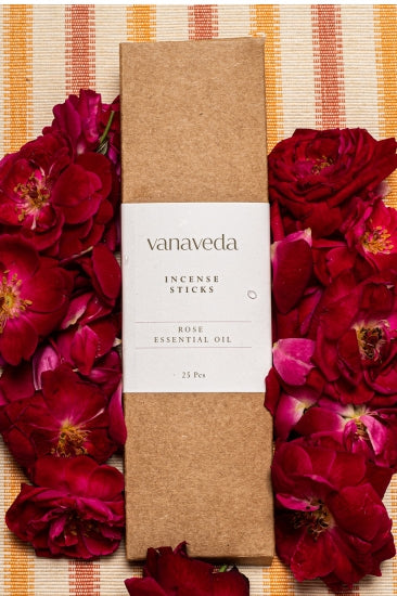 Rose Incense Stick - Pack of 25 sticks