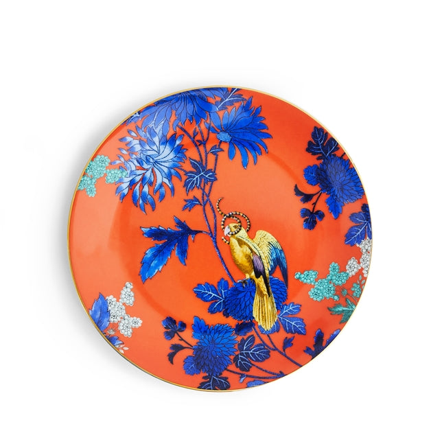 Wonderlust Golden Parrot Plate