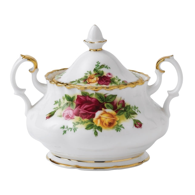 Royal Albert Old Country Roses Covered Sugar Bowl