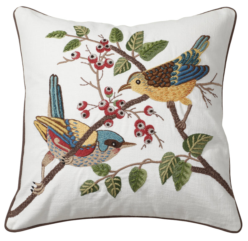 Birds & Berries Cushion Cover