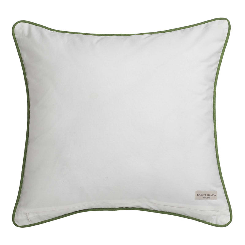 Tropical Leaf Cotton Cushion Cover