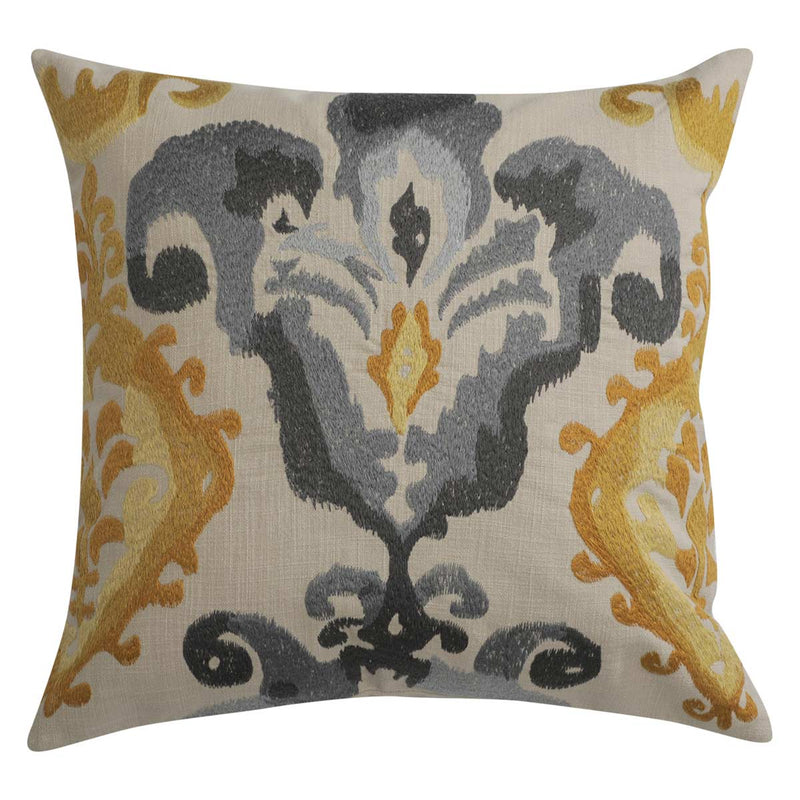 Medallion Ikat Cotton Cushion Cover