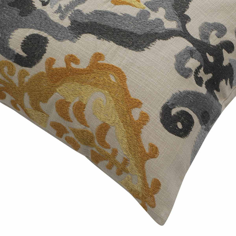 Medallion Ikat Cotton Cushion Cover