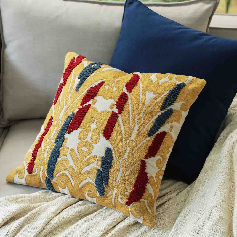 Bali Multicolour Cotton Cushion Cover