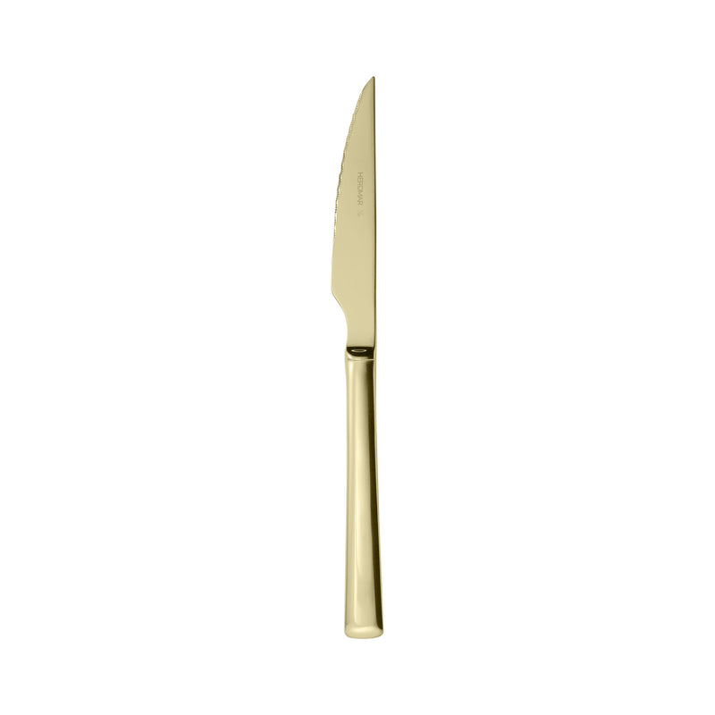 Herdmar | Vintage Champagne Pvd Steak Knives, Set of 6
