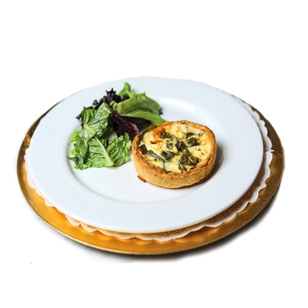 Spinach & Goat Cheese Quiche