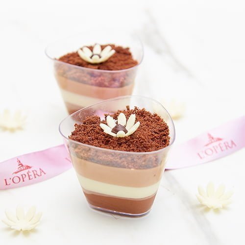 Chocolate Trio Verrine