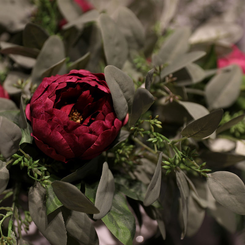 Real Touch Burgundy Peony