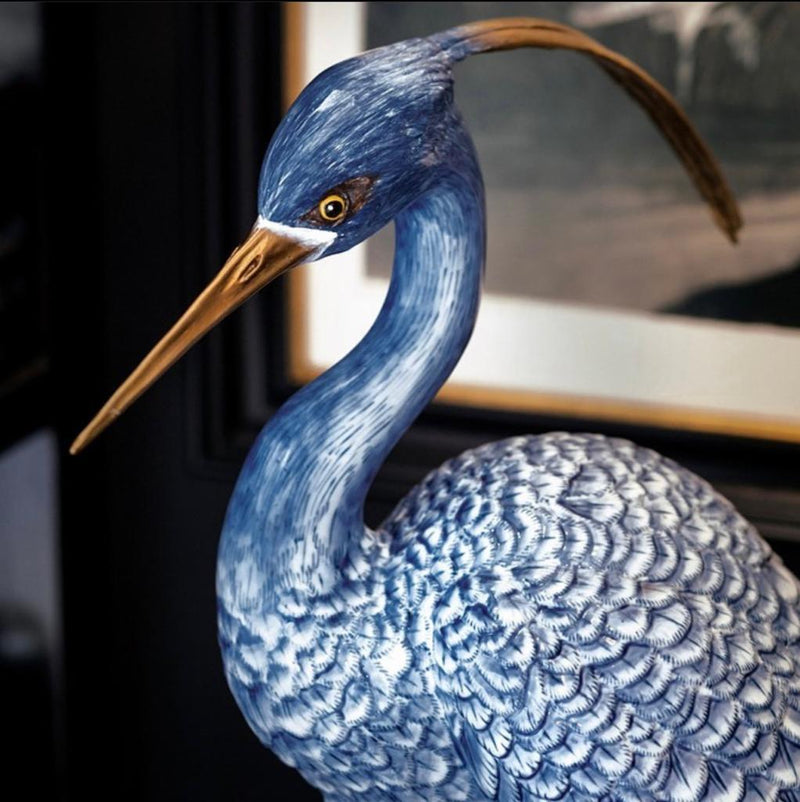 Figurine Blue Egret Small