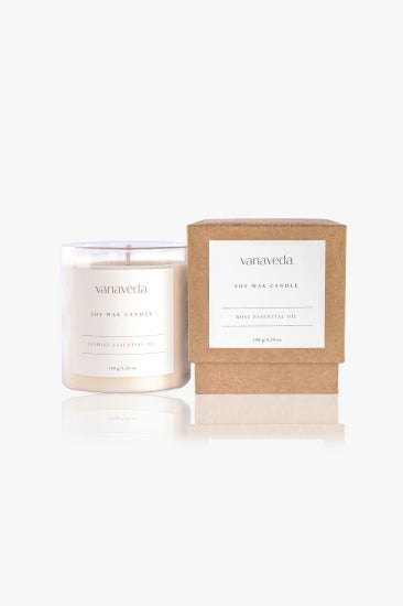 Soy Wax Candle Rose