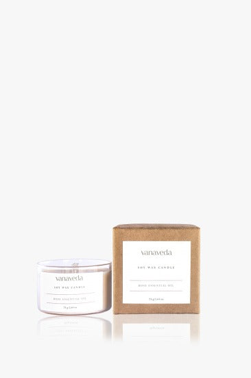 Soy Wax Candle Rose
