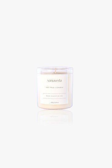 Soy Wax Candle Rose